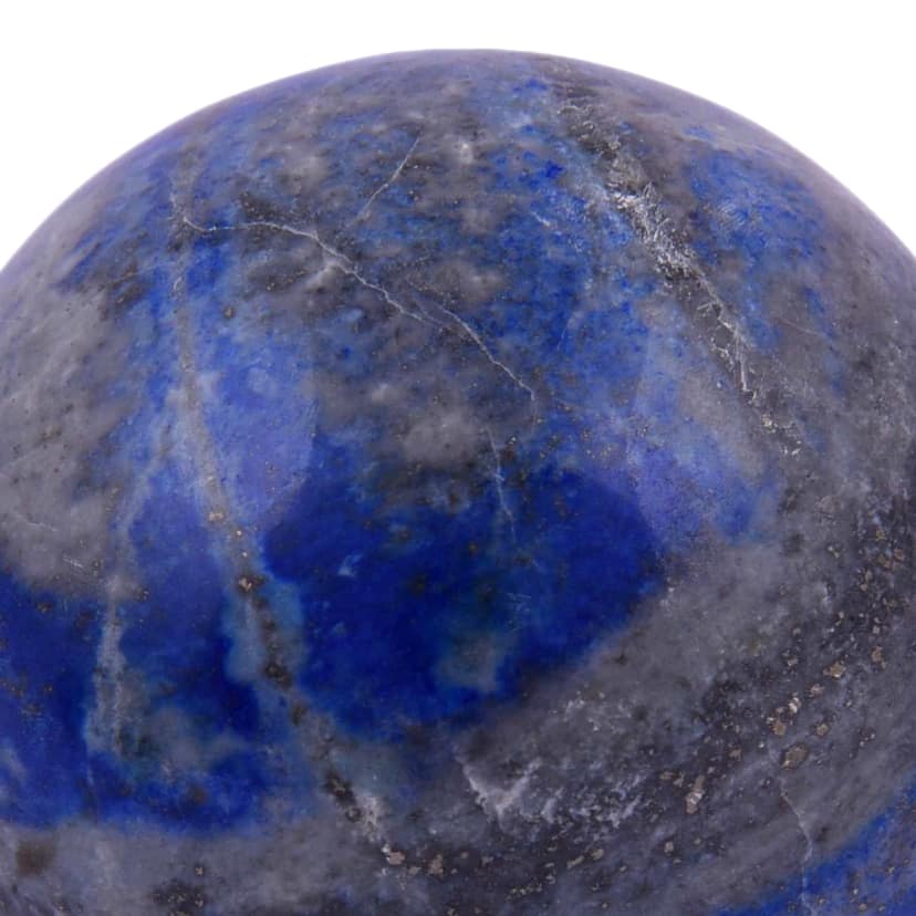 Lapis Lazuli Ball Healing Crystal Handcarved Crystal Stone Sphere Ball, Polished Feng Shui Crystal Ball for Reiki, Healing, Vastu(KI_72) by Krishna Impex