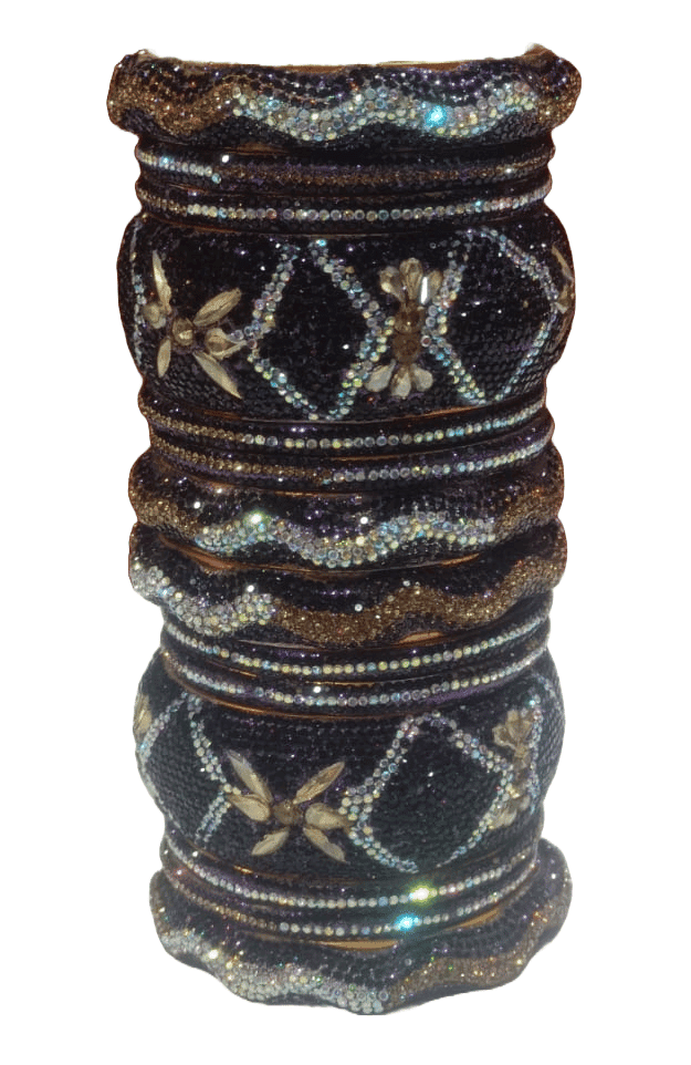 Indian Ethnic Bollywood Kundan Bangles Set for Women view 2