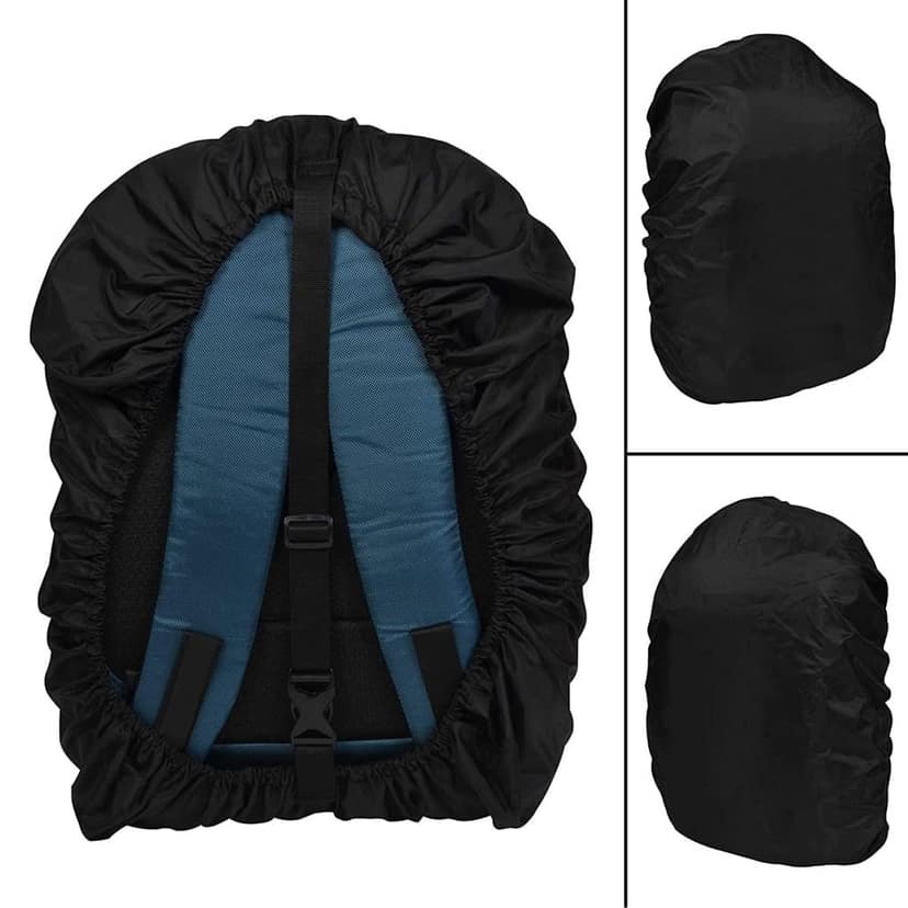 Waterproof Backpack Rain Cover with Pouch, Elastic Adjustable view 2