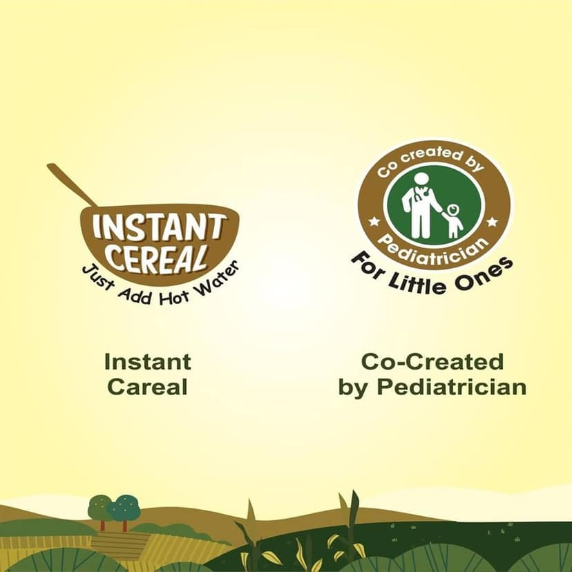 Hungry Koala Rice Moong Dal Khichdi & Little Millet Almond Kheer Combo, 200g Each, Natural Ingredients, No Added Sugar, Instant Cereal, Travel-Friendly view 7