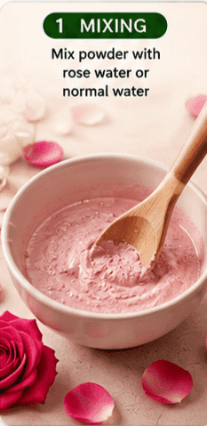 Rose Petals Powder & Aloe Vera Powder Facial Powder Combo | 80GRAM Each | 100% Pure & Natural | Skin Care | SHUSHRAJ JAIVIK view 3