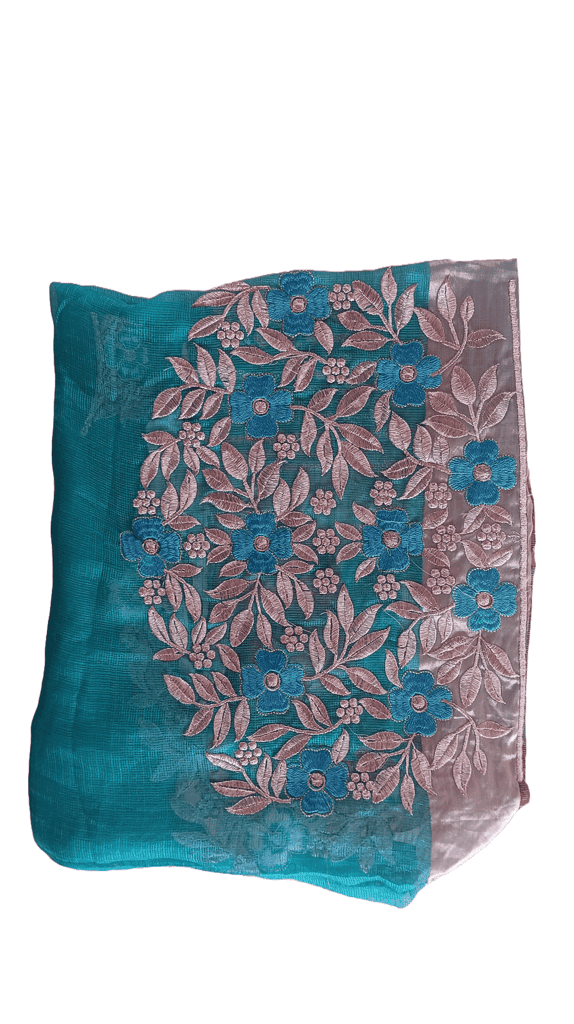 Georgette Blouse Pieces With Embroidery Work