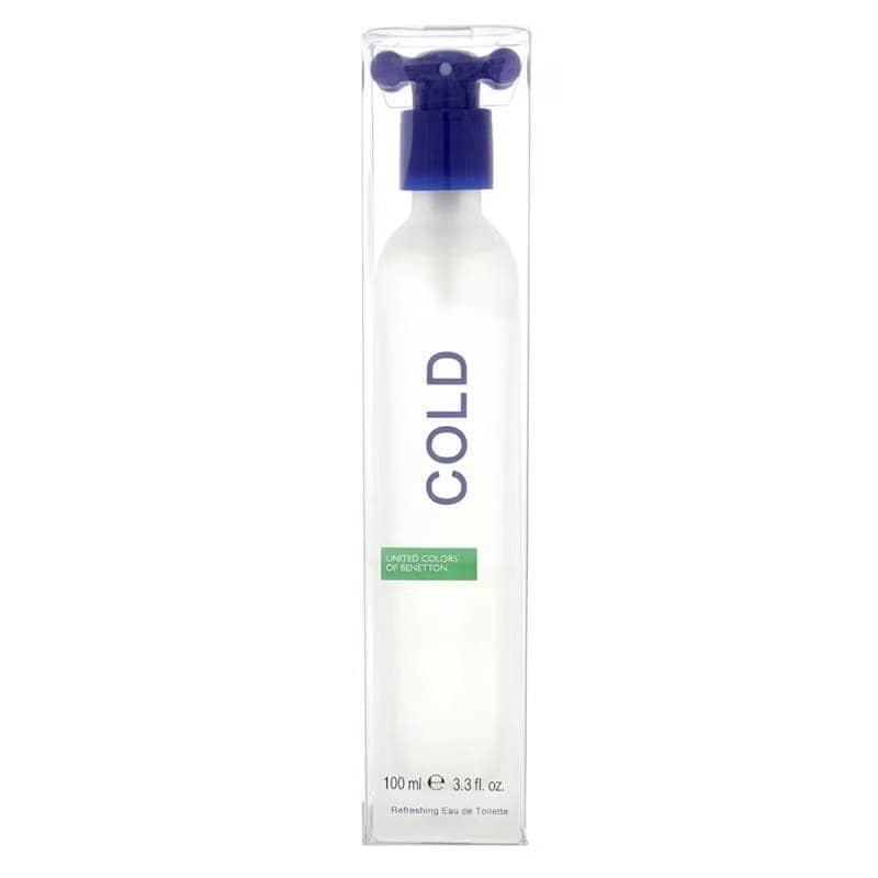 United Colors of Benetton Cold Eau de Toilette 100ml – Refreshing & Invigorating Fragrance for Men and Women view 2
