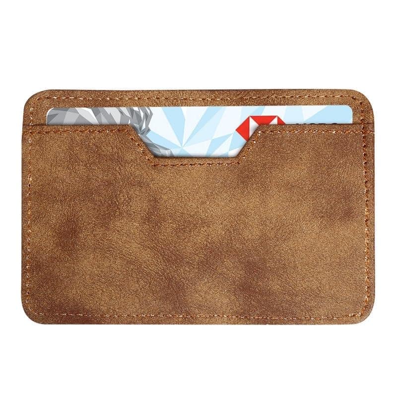 LOREM Mini Wallet for ID, Credit-Debit Card Holder & Currency with Strap Puller to Pull Out Card for Men & Women-UF view 3