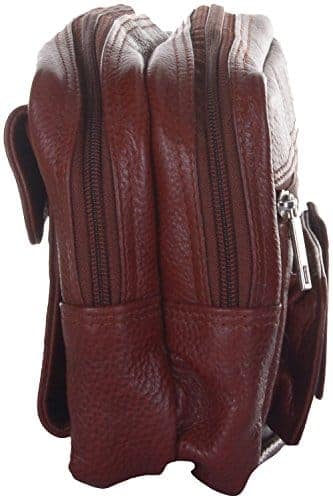 Leather Tan Bag 1220 view 3