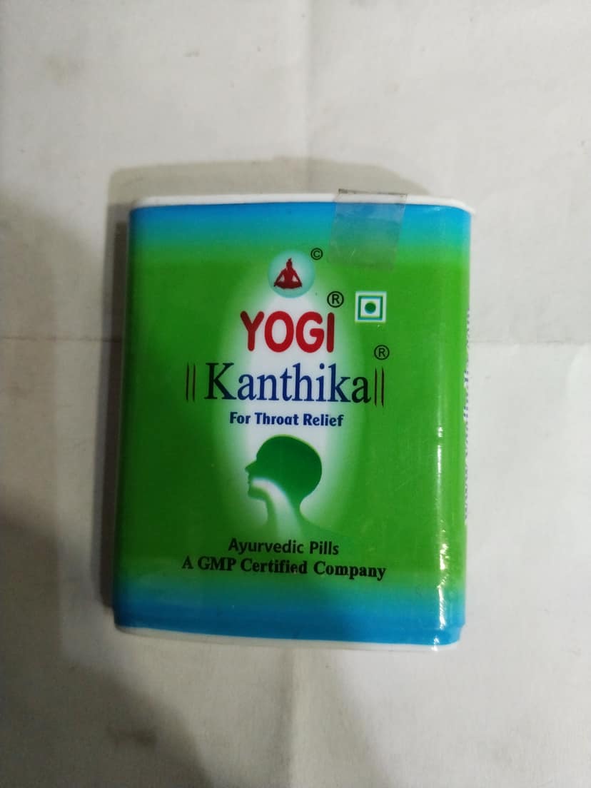 Yogi kanthika For throat relief 140 pills