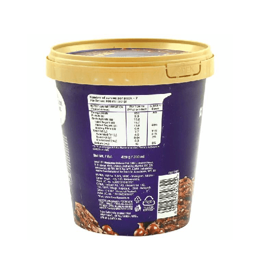 Kwality walls Cadbury Crackle 700 Ml Tub view 3