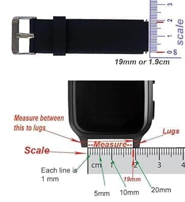 19mm Silicone Strap Compatible with Noise Colorfit Pro 2, Boat Storm Smart Watch & Watches with 19mm Lugs view 4