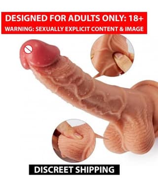 Super Premium Quality Suction Base 10 Inch Pink Head Skin Dildo For Women By Naughty World