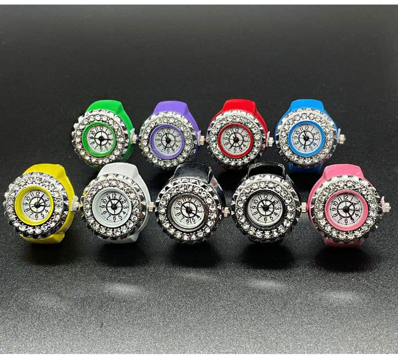 YAKH Colorful round ring watch view 4