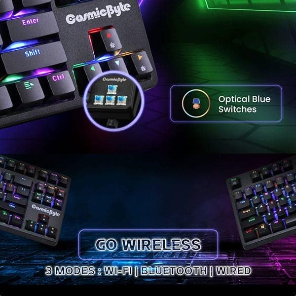 Cosmic Byte Trinity Optical Swappable Switch Keyboard view 6