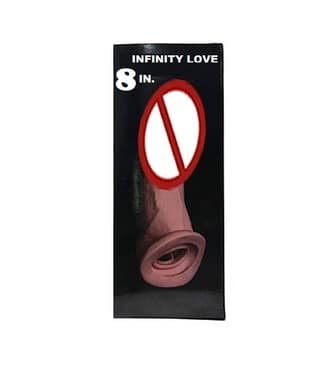 INFINITY LOVE 8 Inch Dragon Silicone Condom for Men Size Soft & Comfortable Fit Single Pack
