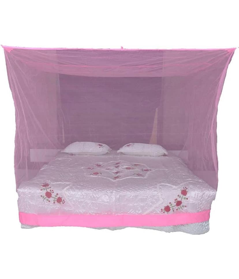 Riddhi Mosquito Net, Machardani Double Nylon Plain Hanging Mosquito Net, Machardani