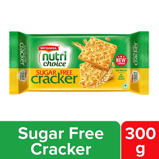 Britannia Nutrichoice Sugar Free Cream Cracker, 300 G