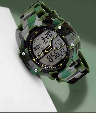 Harbor Green Silicon Digital Men's Watch