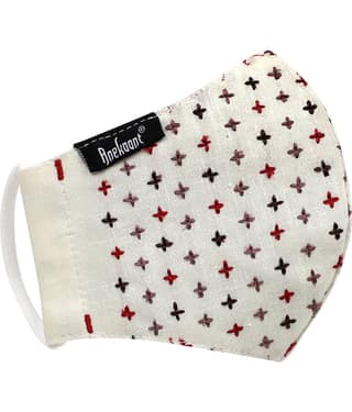 Anekaant - Cream Cotton Mask ( Pack of 1 )