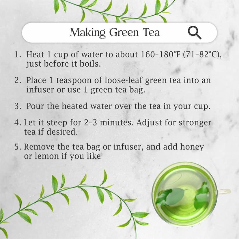 True Nirvana Green Tea – Pure Organic Loose Leaf Herbal Tea – Rich in Antioxidants for Detox & Wellness view 6