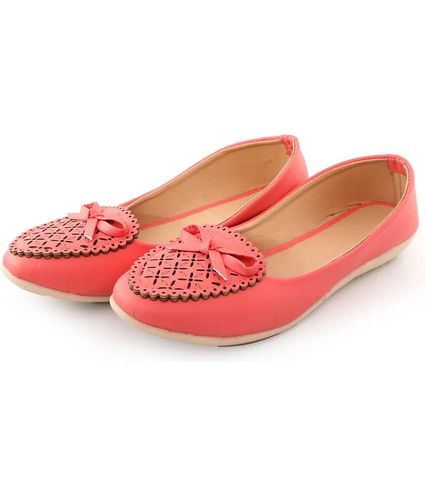 Apratim PeachPuff Ballerinas