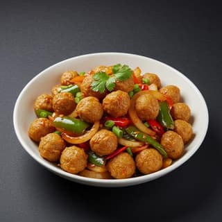 Soya Chunks Salad