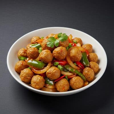 Soya Chunks Salad