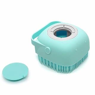 Silicone Shower Brush Massager Brush Ultra Soft Bath Scrubber Multifunctional For Adult and Pet (Multi Color)
