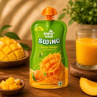 Paper Boat Swing Juicier Drink - Slurpy Mango 140 ml - Paper Boat Swing Juicier Drink - Slurpy Mango 140 ml