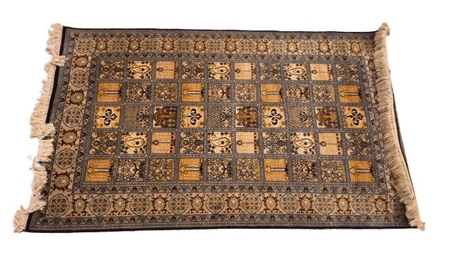 Handmade Persian Rug with Traditional Floral Design