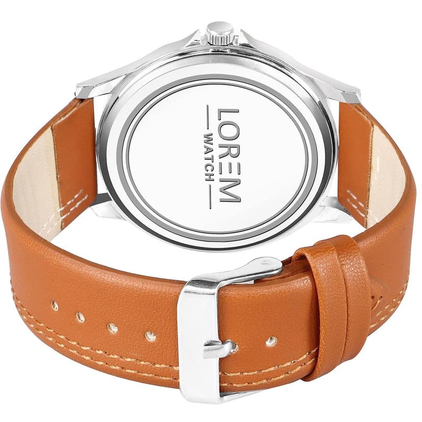 LOREM Black Stylish Dial Analog Watch for Men LR93-UF view 3
