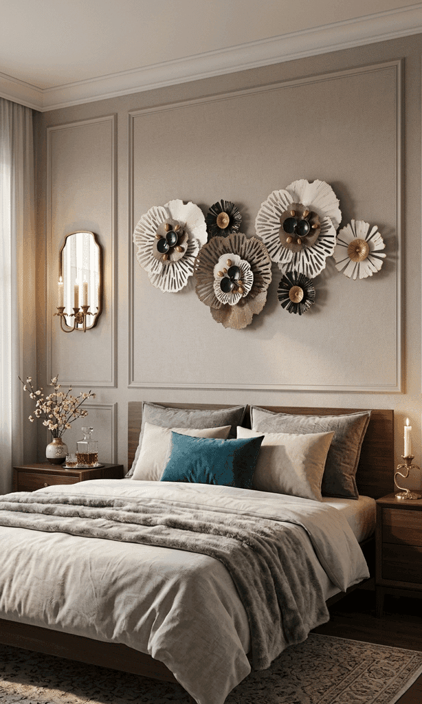 Luxury Floral Wall Art – Elegant Home Decor for Living Room | Premium Nature Inspired Wall Art – Elegant Decor Piece