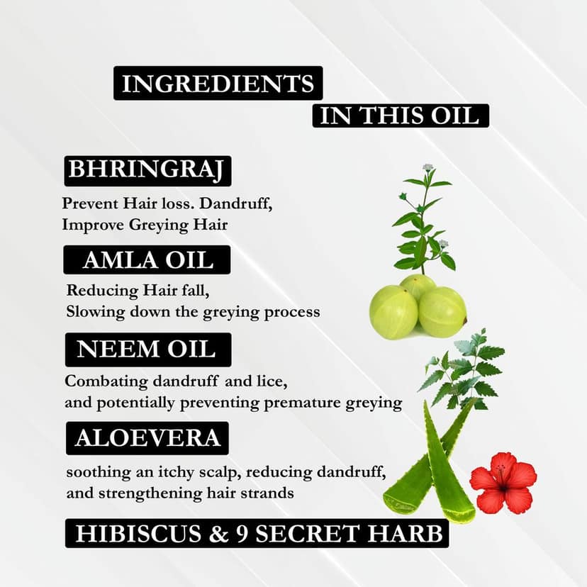 Vedicor Keshsamridhi Hair Oil for Men & Women 丨 Improve Hair Growth & Reduce Hair fall & Dandruff 丨Ayurvedic Elixir for Stronger, Shinier Hair view 3