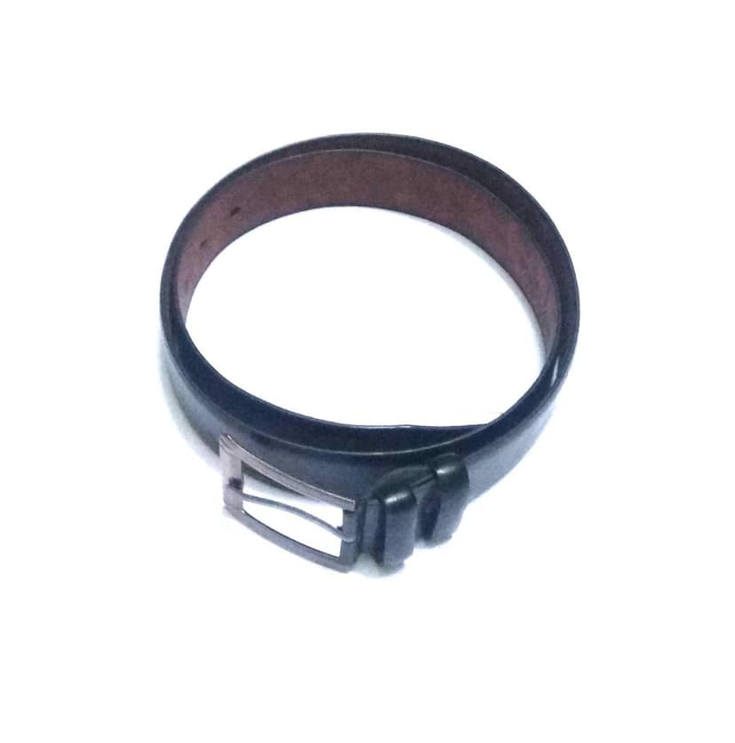 Nawani C Italian Leather Black Belt for Men Formal wear, Size-.Full Size. view 3
