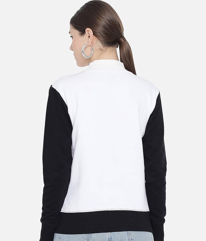 The Dry State Fleece Multi Color Zippered Sweatshirt view 2