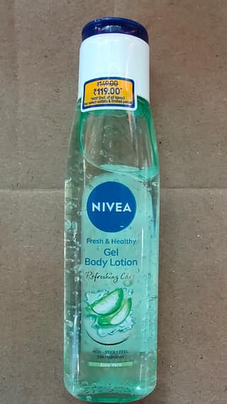 Nivea fresh & healthy aloe vera gel body lotion