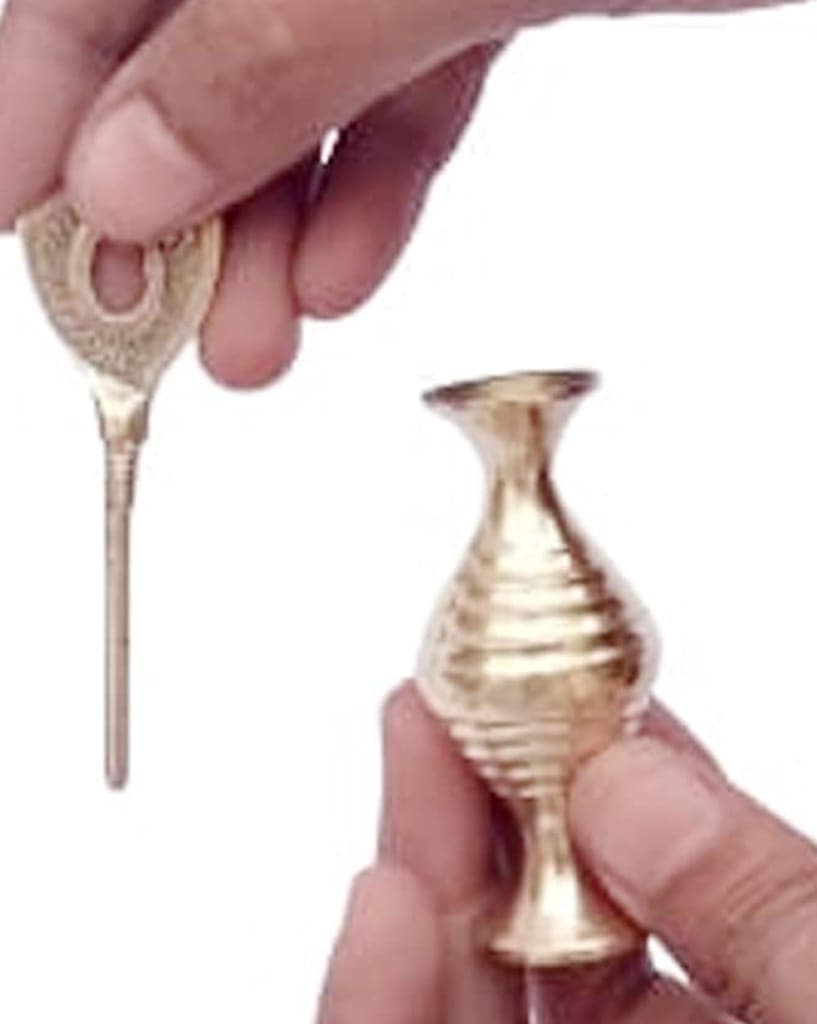 Mii Art brass surmedani with surma use in eye's muckap[size-9cm]1pes view 3
