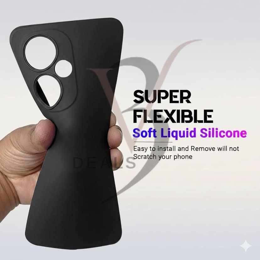 V3Deals Liquid Silicone Case Compatible for OnePlus Nord CE 3 Lite 5G | Soft-Touch oneplus nord ce3 lite 5g back cover | Microfiber Lining nord ce 3 lite 5g back cover view 4