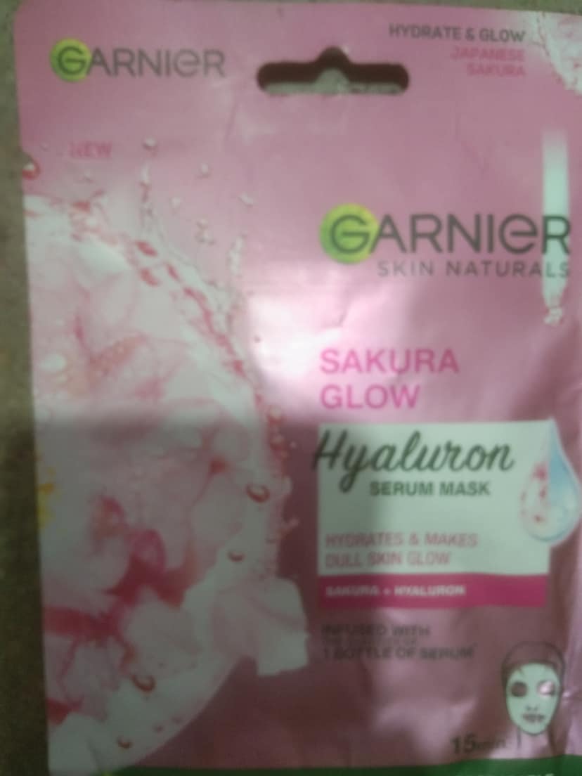 Garnier serum mask jasmine sakura