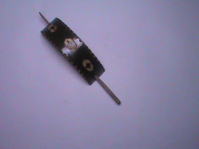 Black Hair Stick with Diamond Shape Inlay view 3