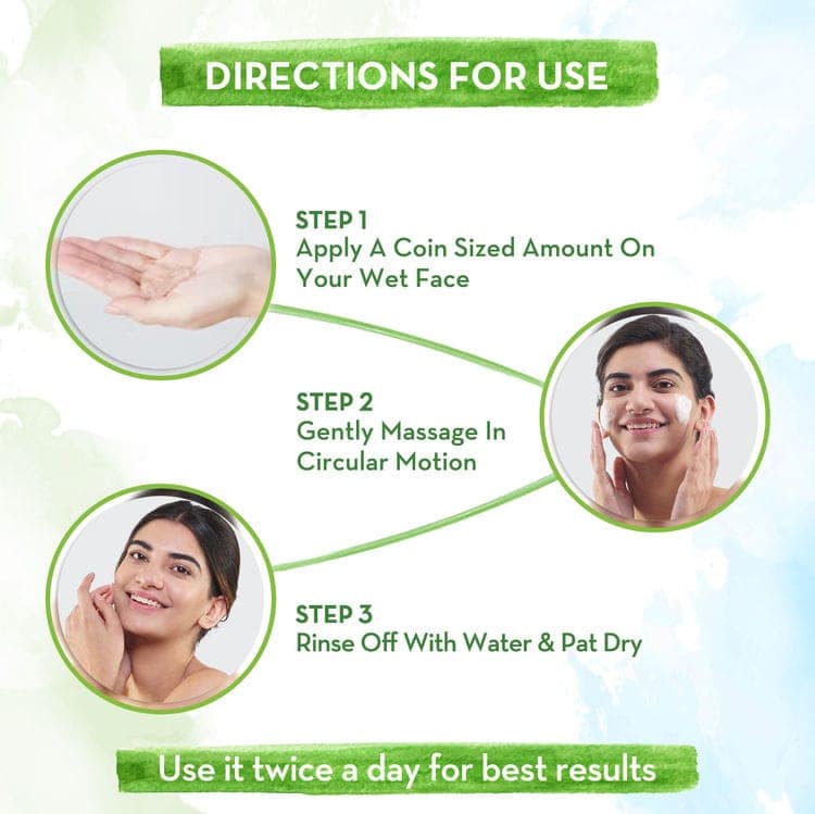 Mamaearth Aloe Vera Gel With Pure Aloe Vera & Vitamin E For Skin and Hair (300 ml) + Mamaearth Aloe Vera Face Wash With Aloe Vera & Ashwagandha For A Youthful Glow (100 ml) Pack of 2 view 6