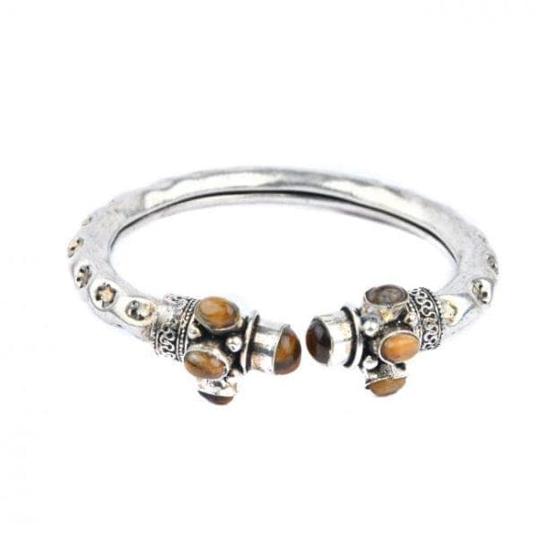 Tribes India Handcrafted Grey Metal Hattiwala Peer Kada view 4