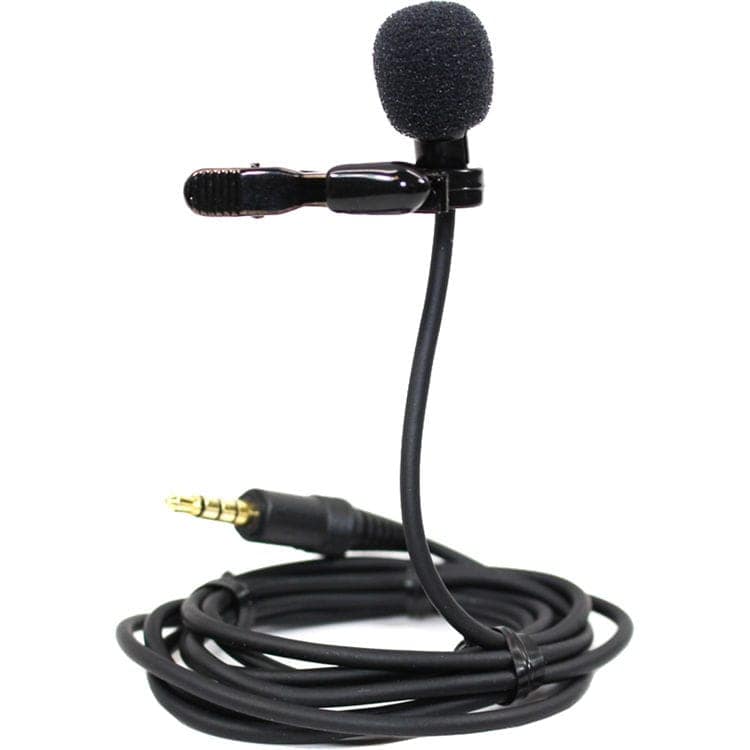 Ekdant Clip On Mini Lapel Mic Mike Lavaliere Microphone / Collor 3.5MM Mike (Black) view 2