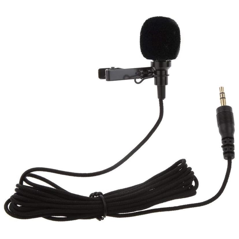 Ekdant Clip On Mini Lapel Mic Mike Lavaliere Microphone / Collor 3.5MM Mike (Black) view 6