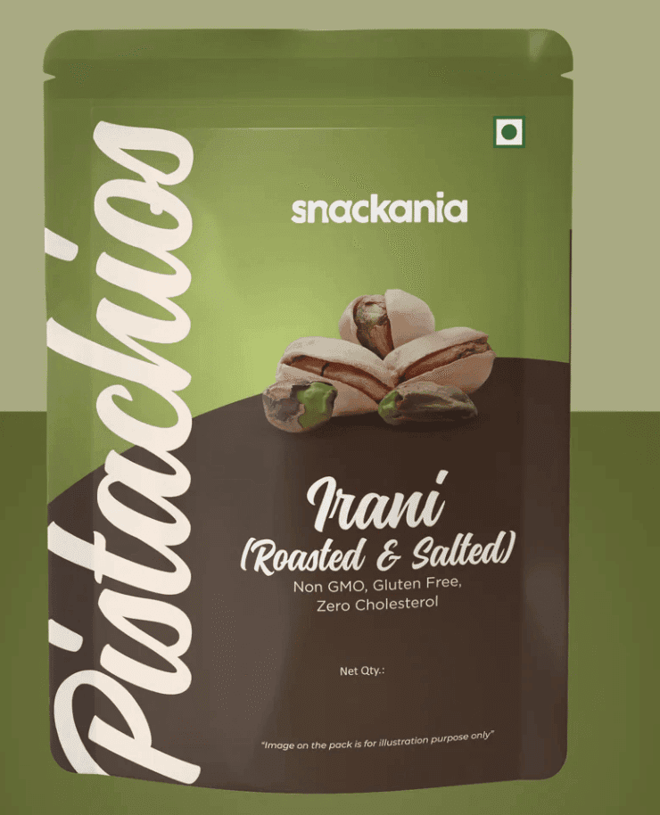 Snackania Irani Pistachio I Natural Dry Fruit | Pista Dry Fruit, Shelled Nuts Super Crunchy & Delicious Healthy Snack 230 Gram