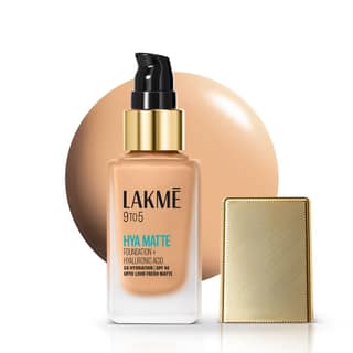 Lakme 9to5 Hya Matte Foundation + Hyaluronic Acid Cool Rose - 25ml Lakme 9to5 Hya Matte Foundation + Hyaluronic Acid Cool Rose - 25ml - Cool Rose / 25 ml (Pack of 1)