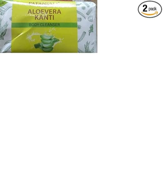 Patanjali Aloe Vera Kanti - Body Cleanser Soap, 75 g