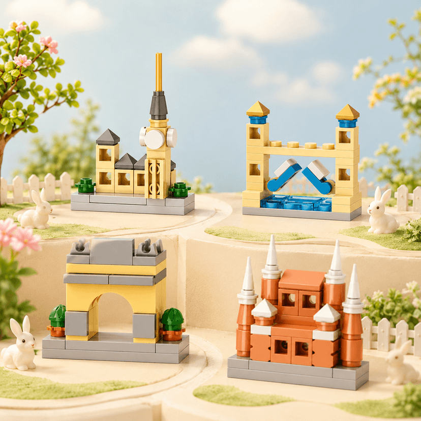 The European LandMarks(4 in 1 Set) view 2