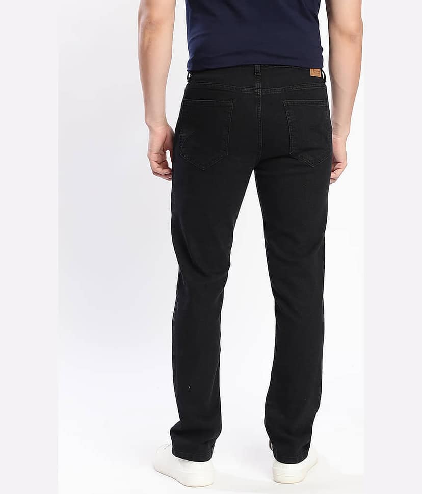 Bene Kleed Slim Fit Clean Look Men's Jeans - Black ( Pack of 1 ) view 4