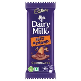 Cadbury Dairy Milk Roast Almond Chocolate Bar, 80 g