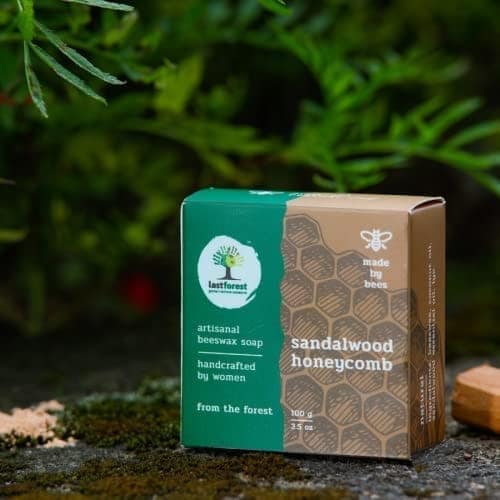 Last Forest Beeswax Soap (Pack of 4), Herbal Bathing Soap for Glowing Skin, Handcrafted, Handmade, 100% Natural Ingredients, Moisturizing, Natural Beeswax, Bathing Soap for Men & Women view 4