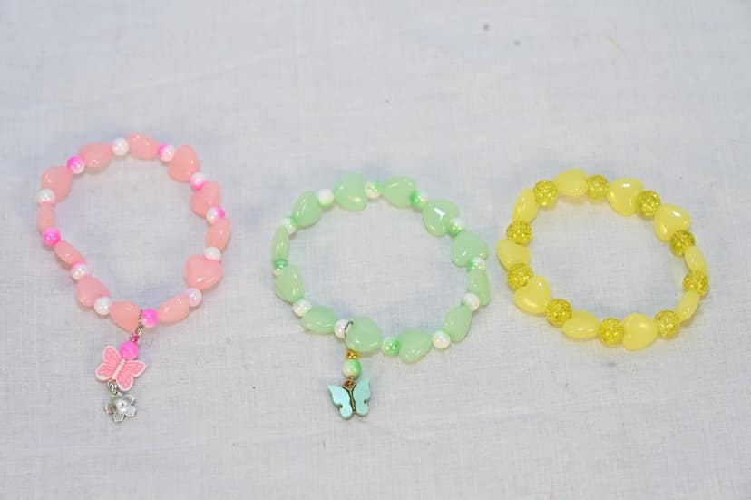 3Pcs/Set Bohemian Handmade Beaded Charm