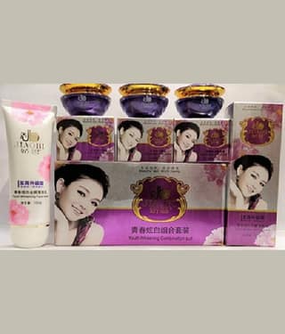 jiaobi Jiaobi Youth Whitening Cream 4 in 1 Facial Kit g